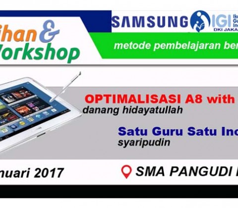 PELATIHAN OPTIMALISASI A8 DAN SAGUSANOV OLEH IGI DKI