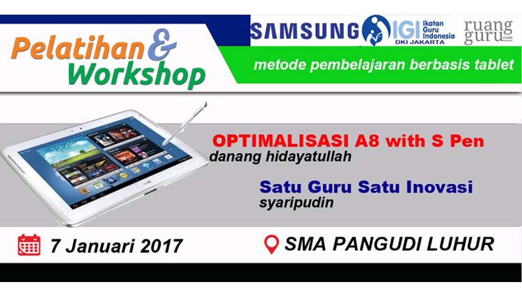 PELATIHAN OPTIMALISASI A8 DAN SAGUSANOV OLEH IGI DKI